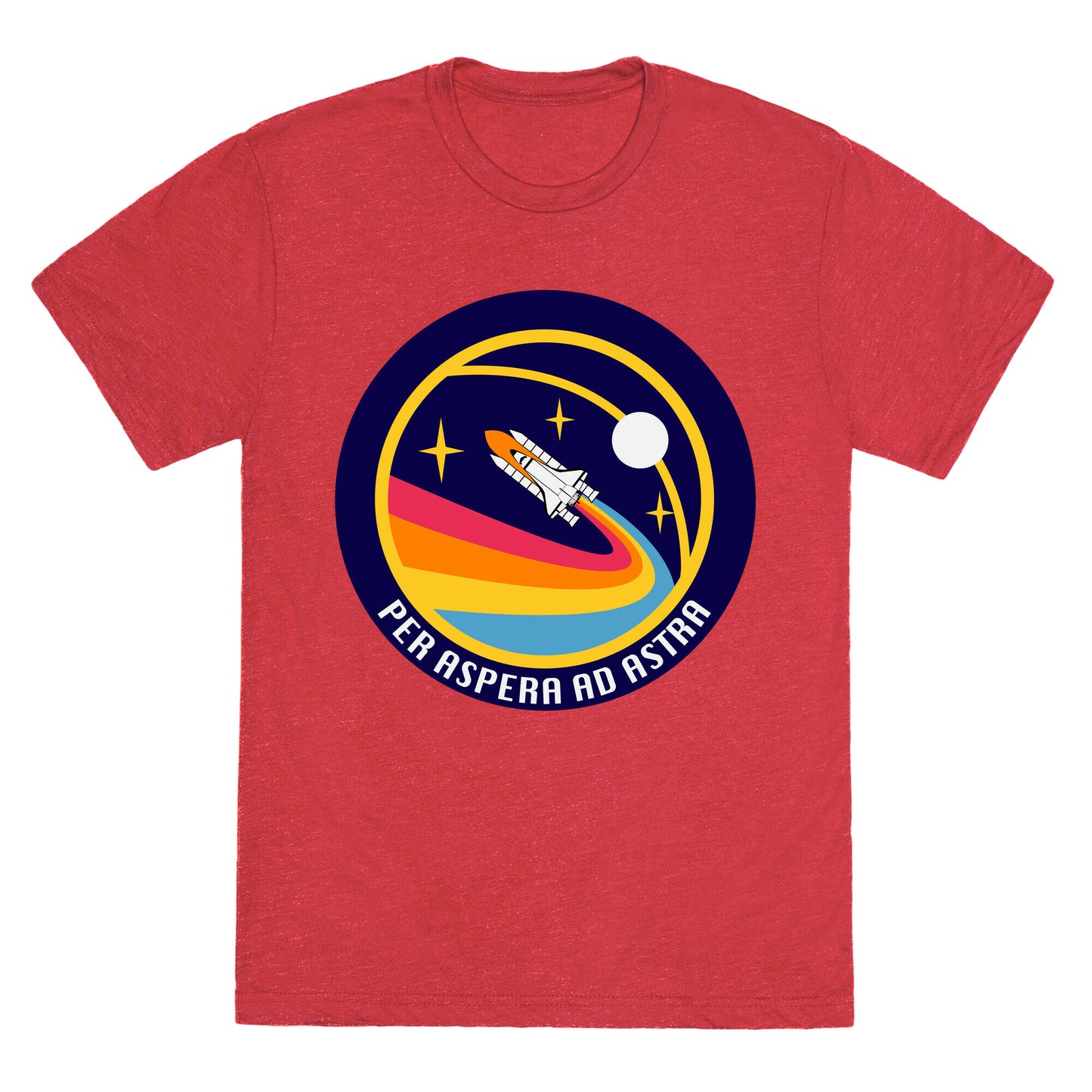 Per Aspera Ad Astra Vintage Logo Unisex Triblend Tee
