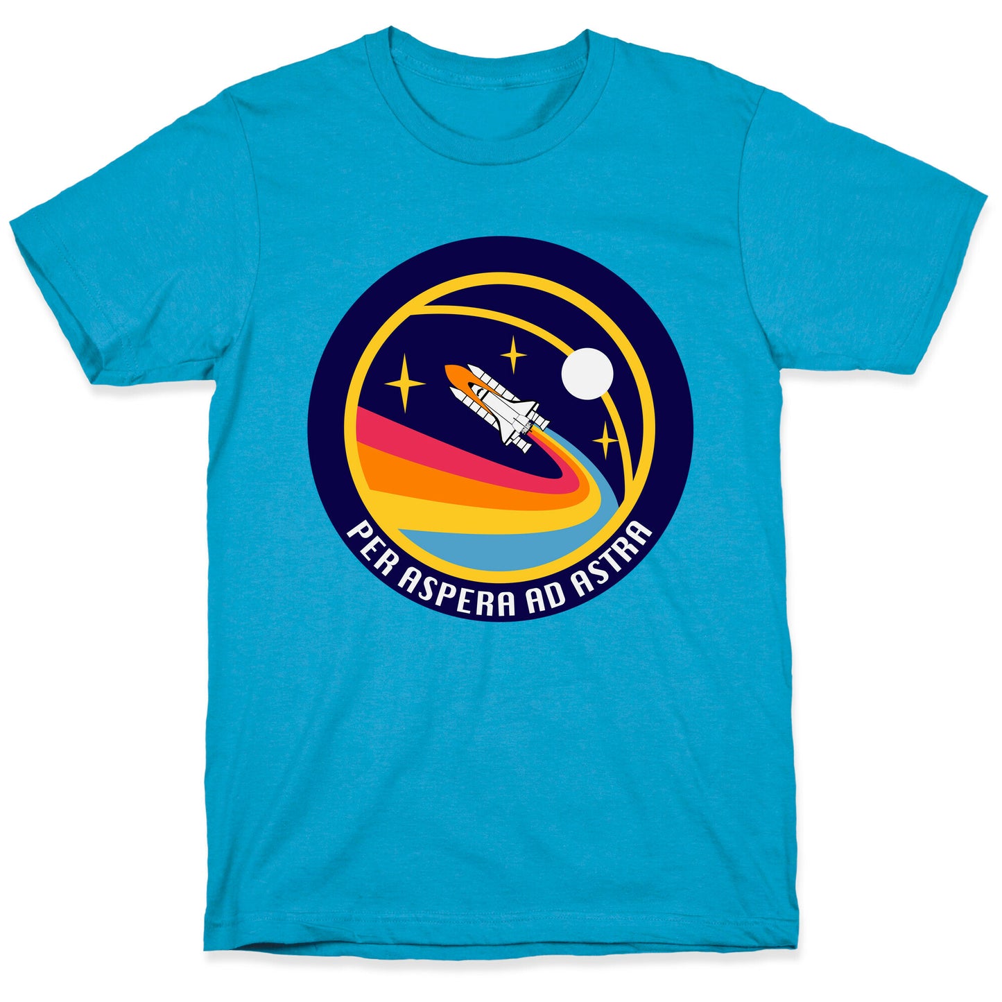 Per Aspera Ad Astra Vintage Logo Unisex Triblend Tee