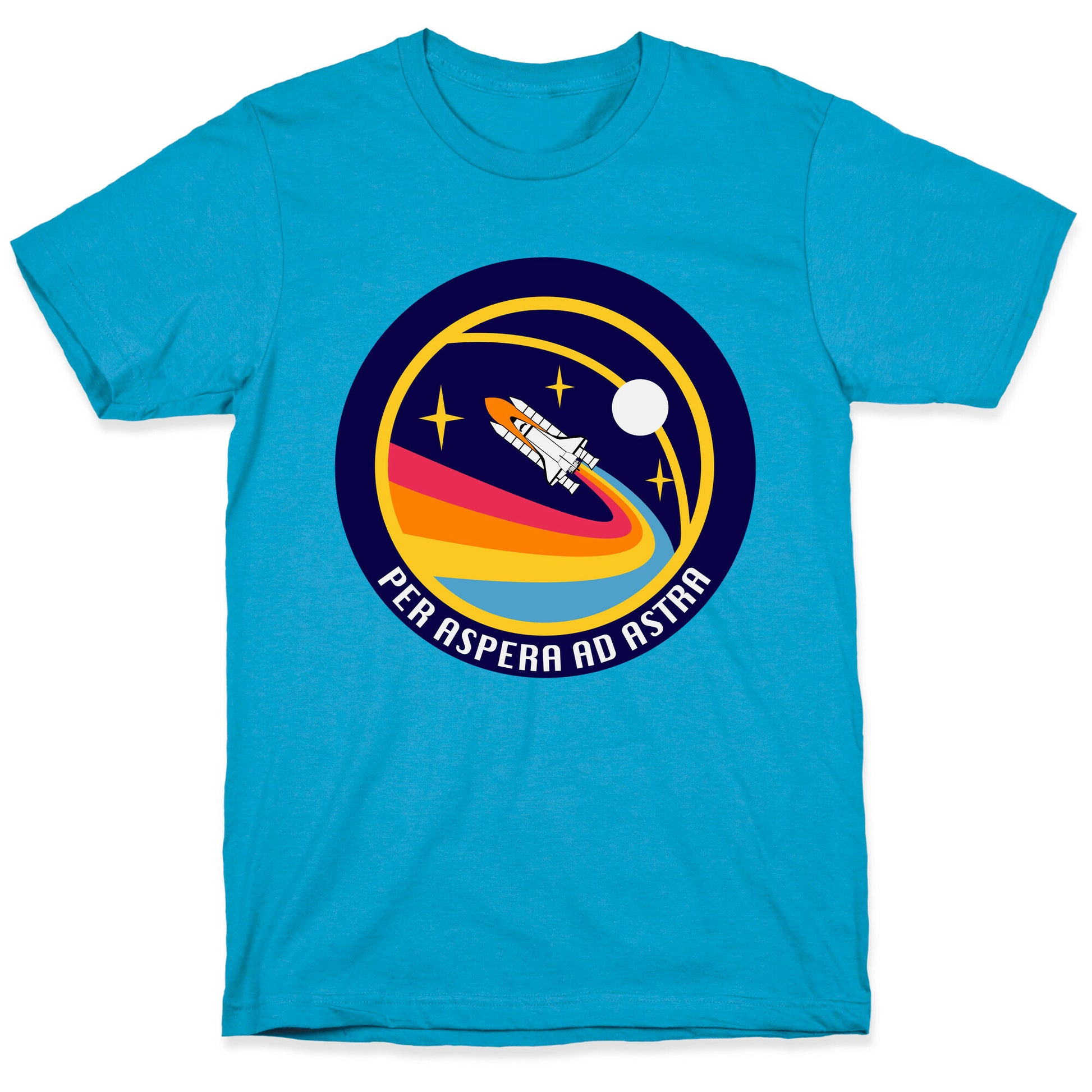 Per Aspera Ad Astra Vintage Logo Unisex Triblend Tee