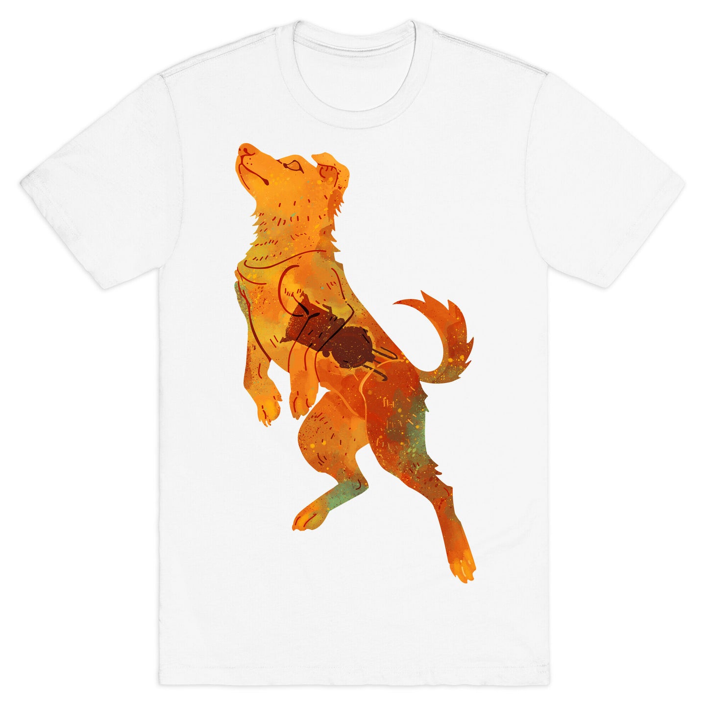 Astronaut Dog Zvezdochka T-Shirt