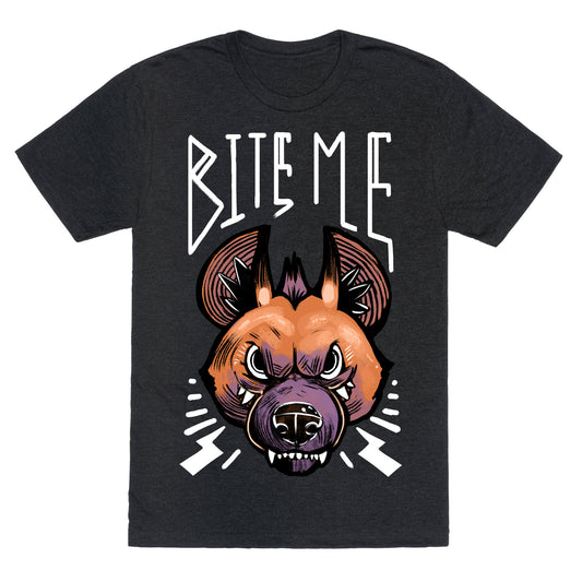 Bite Me- Hyena Unisex Triblend Tee