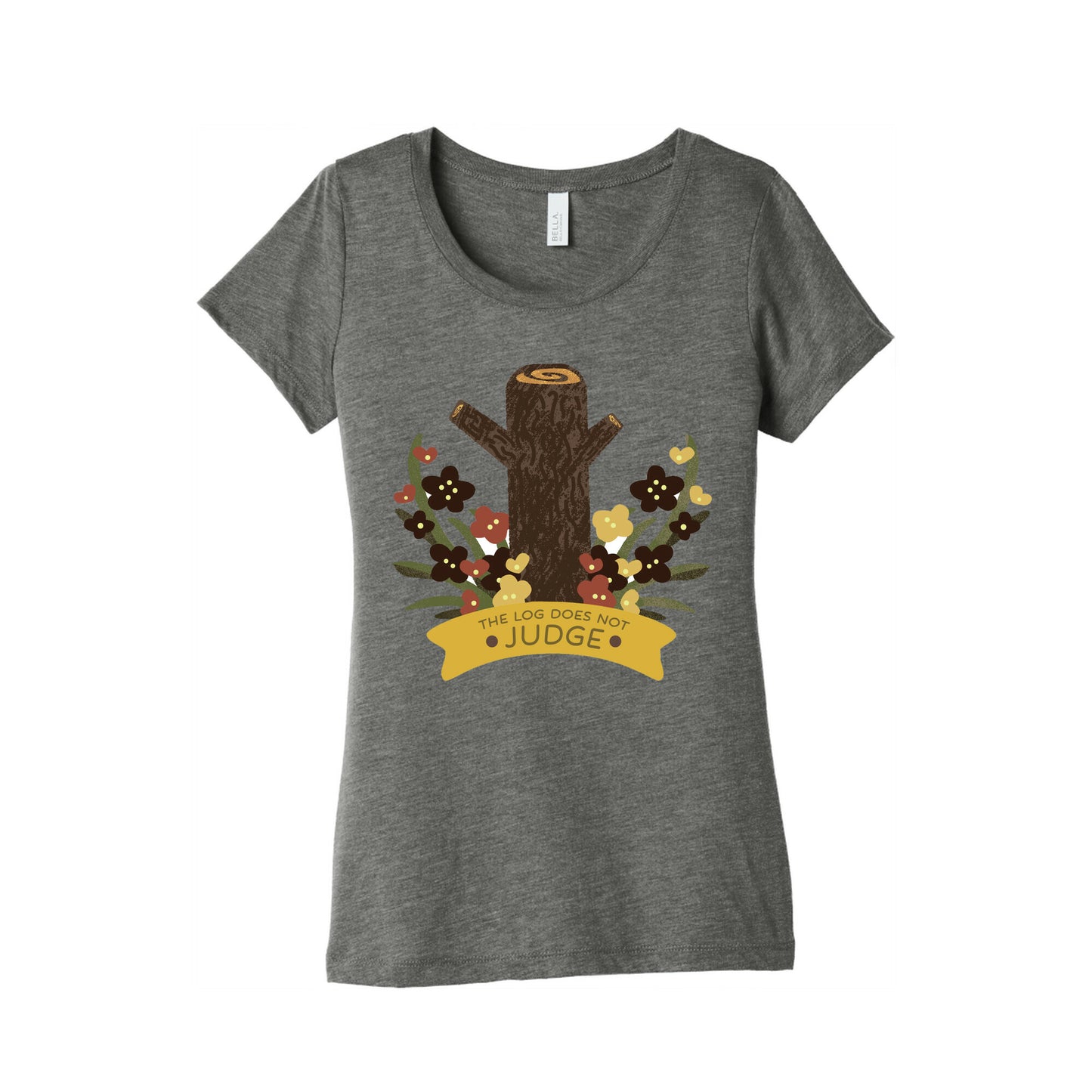 The Log Does Not Judge Women's Triblend Tee