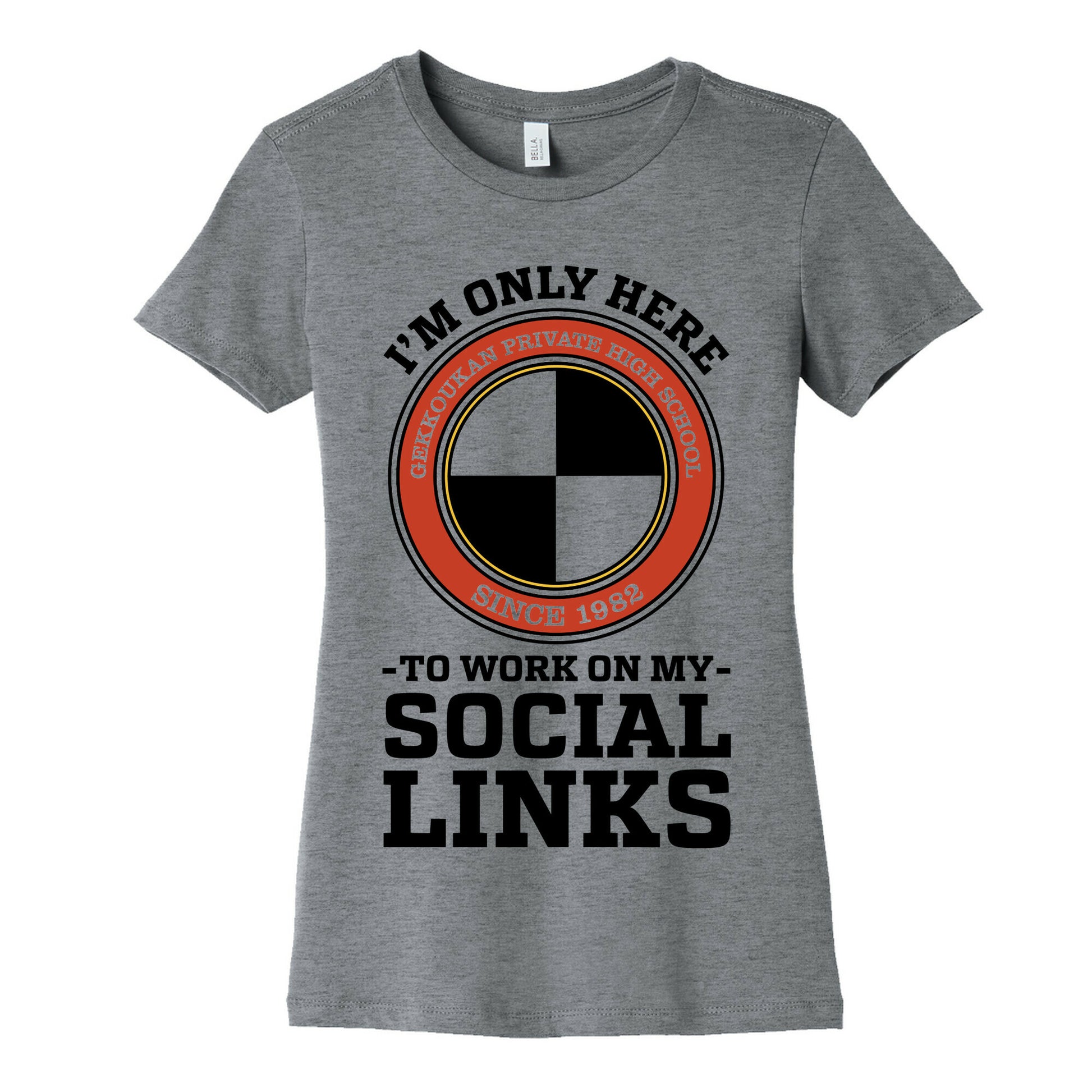 I'm Only Here To Work On My Social Links Women's Cotton Tee