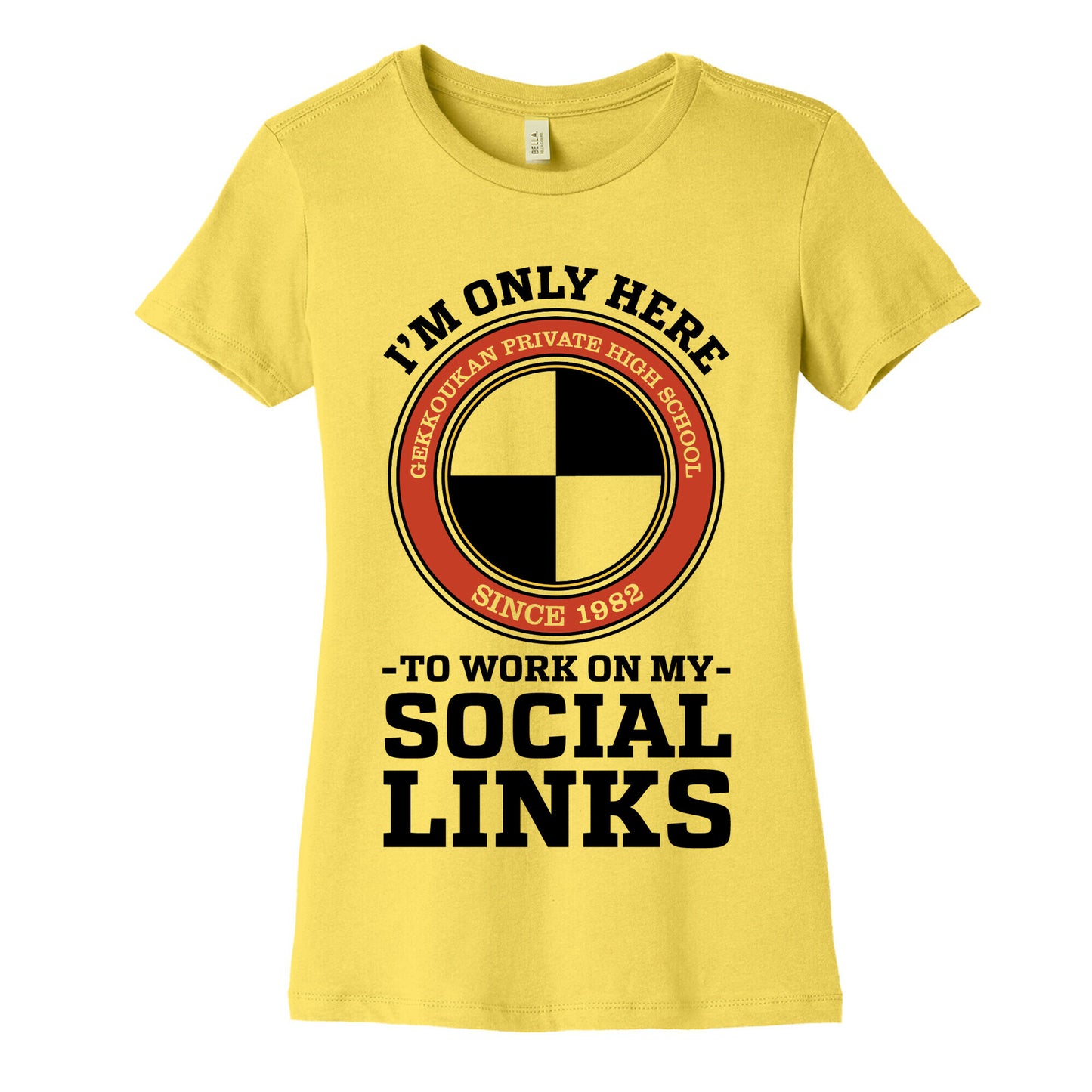 I'm Only Here To Work On My Social Links Women's Cotton Tee