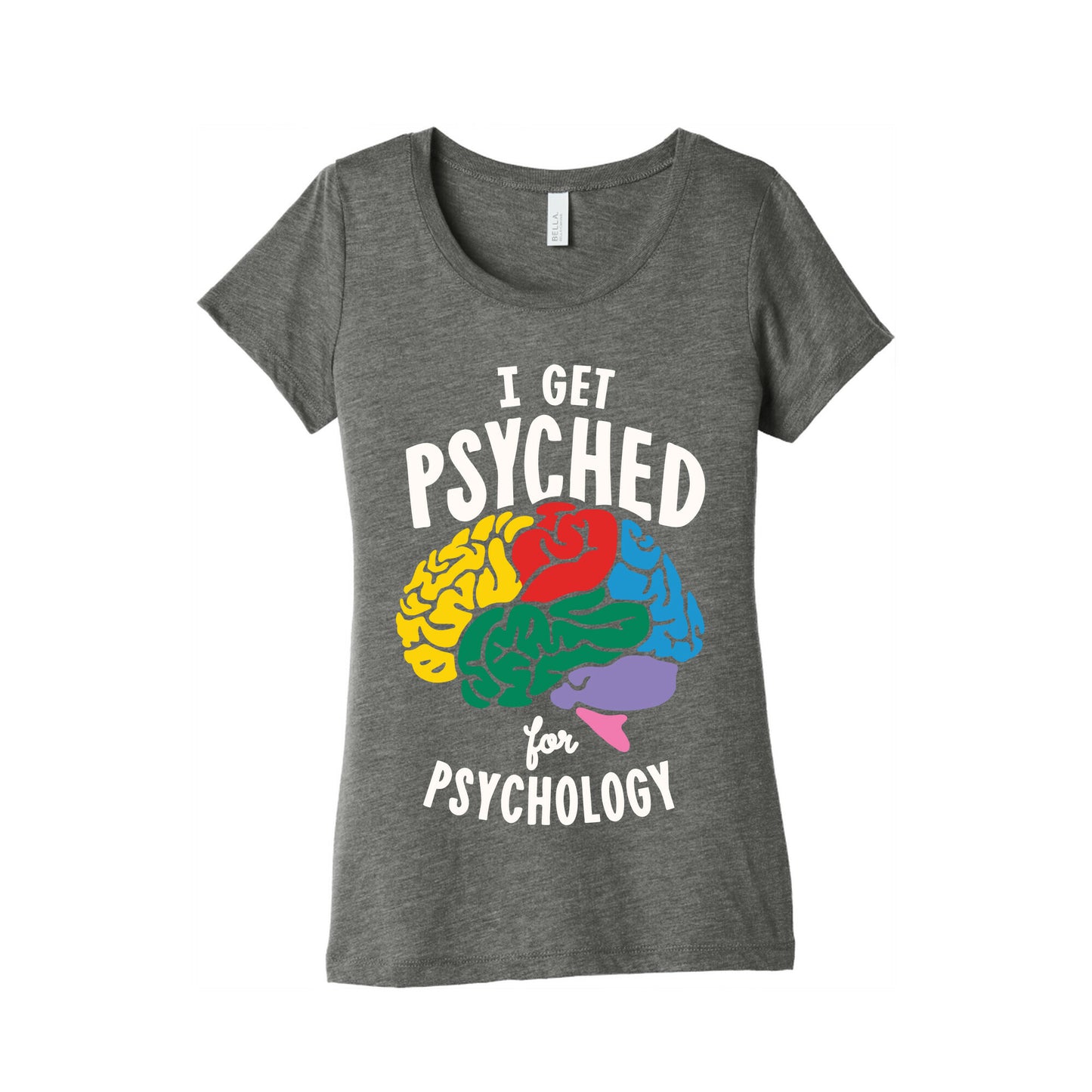 I Get Psyched for Psychology Women's Triblend Tee