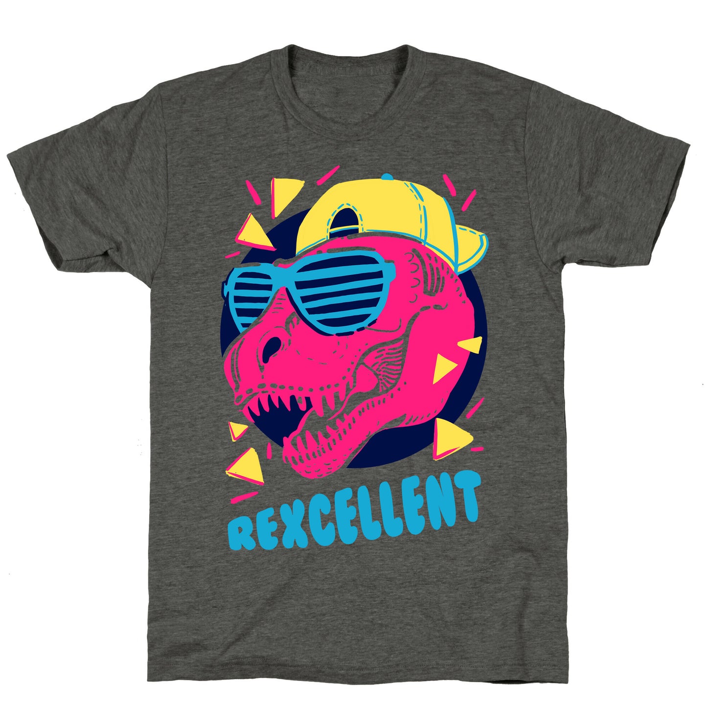 T-Rexcellent 90's Dinosaur Tyrannosaurus Unisex Triblend Tee