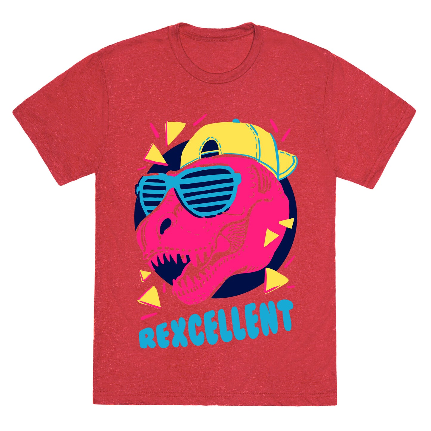 T-Rexcellent 90's Dinosaur Tyrannosaurus Unisex Triblend Tee