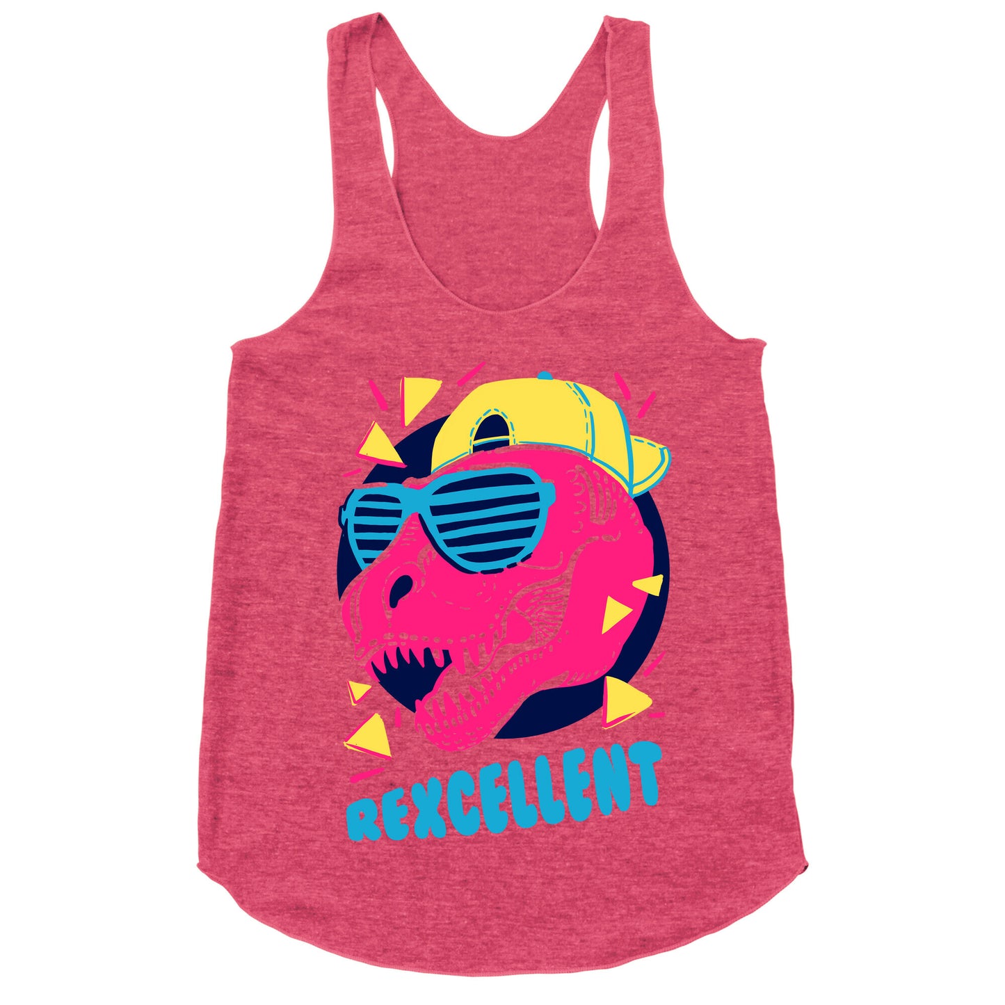 T-Rexcellent 90's Dinosaur Tyrannosaurus Racerback Tank