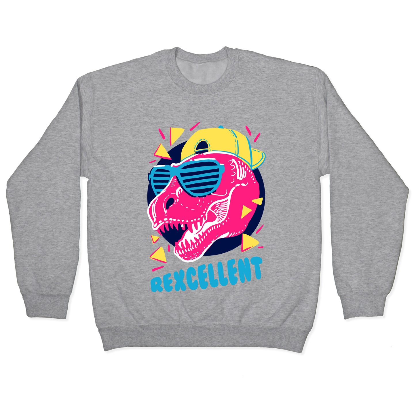 T-Rexcellent 90's Dinosaur Tyrannosaurus Crewneck Sweatshirt