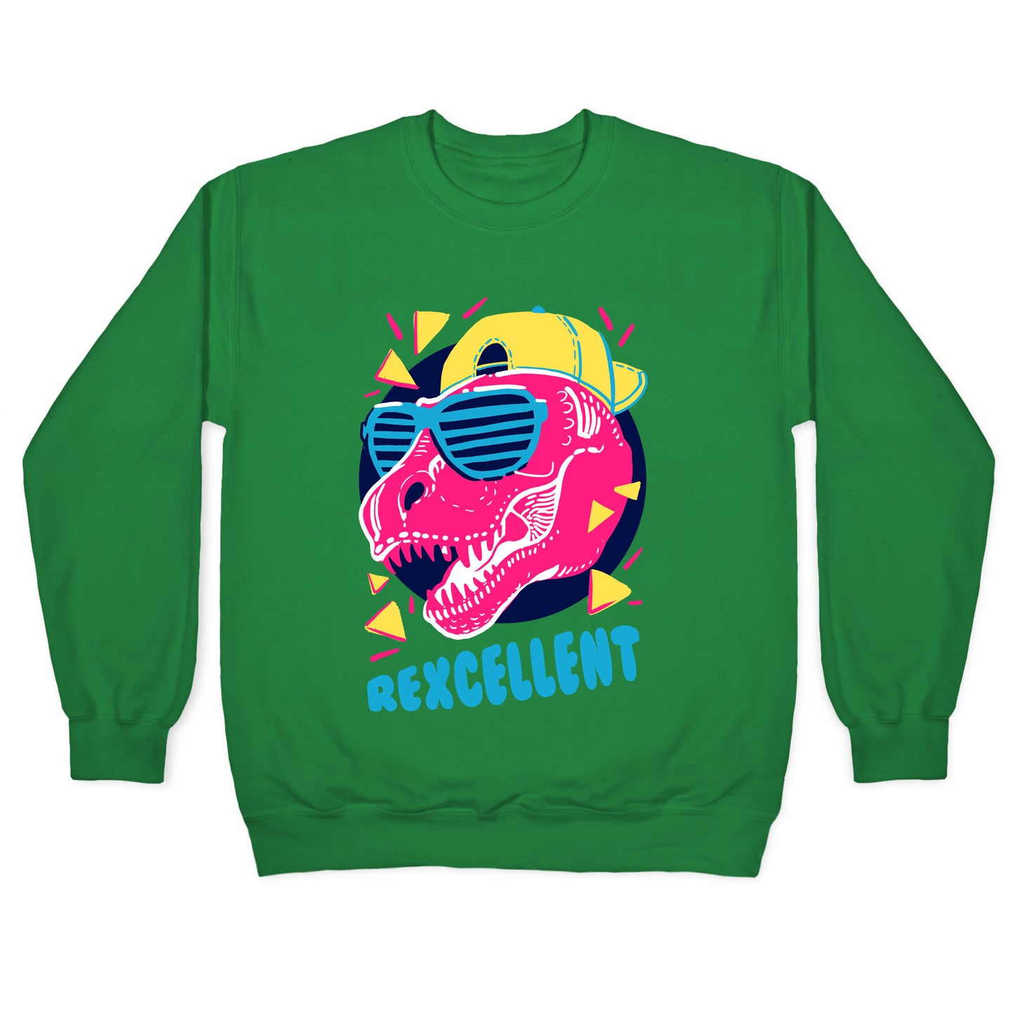 T-Rexcellent 90's Dinosaur Tyrannosaurus Crewneck Sweatshirt