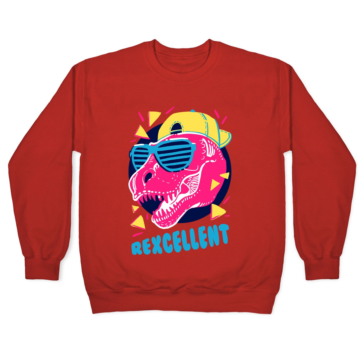 T-Rexcellent 90's Dinosaur Tyrannosaurus Crewneck Sweatshirt