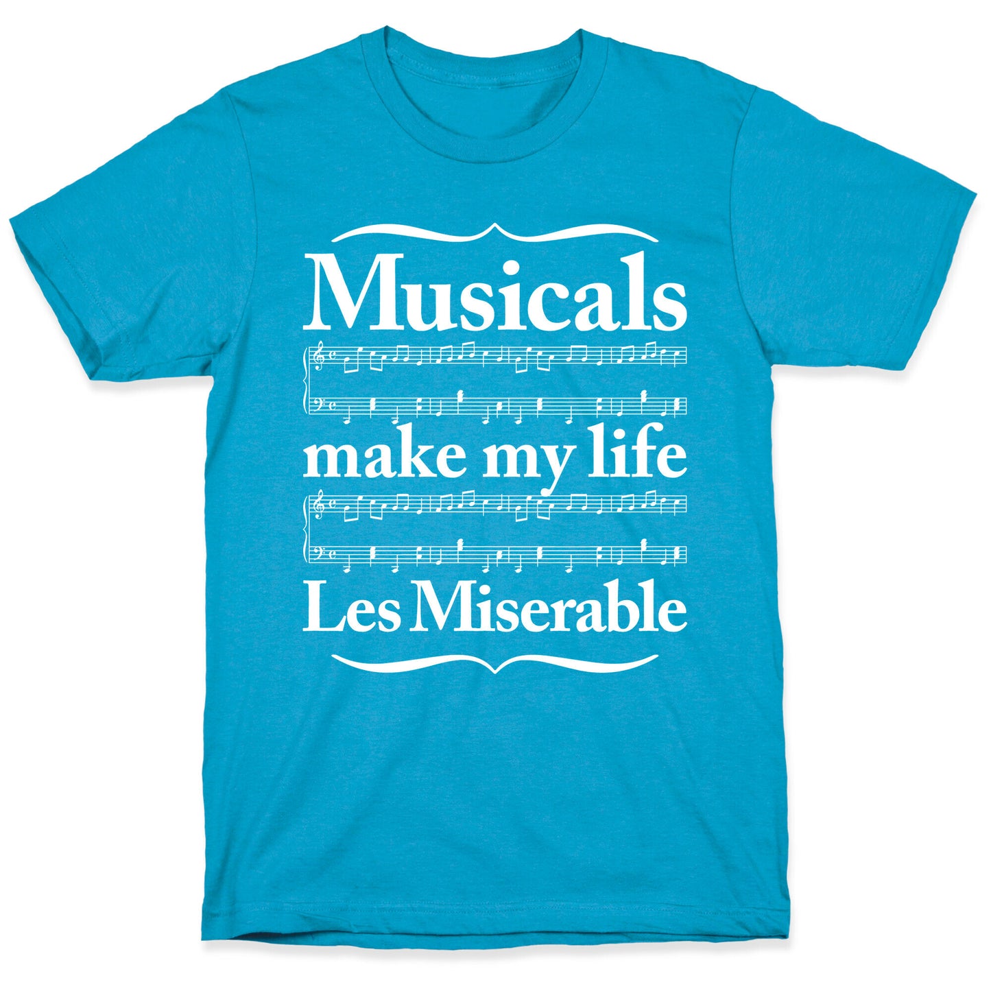 Musicals Make My Life Les Miserable Unisex Triblend Tee