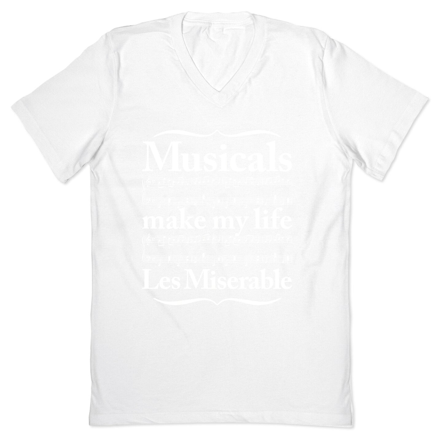 Musicals Make My Life Les Miserable V-Neck
