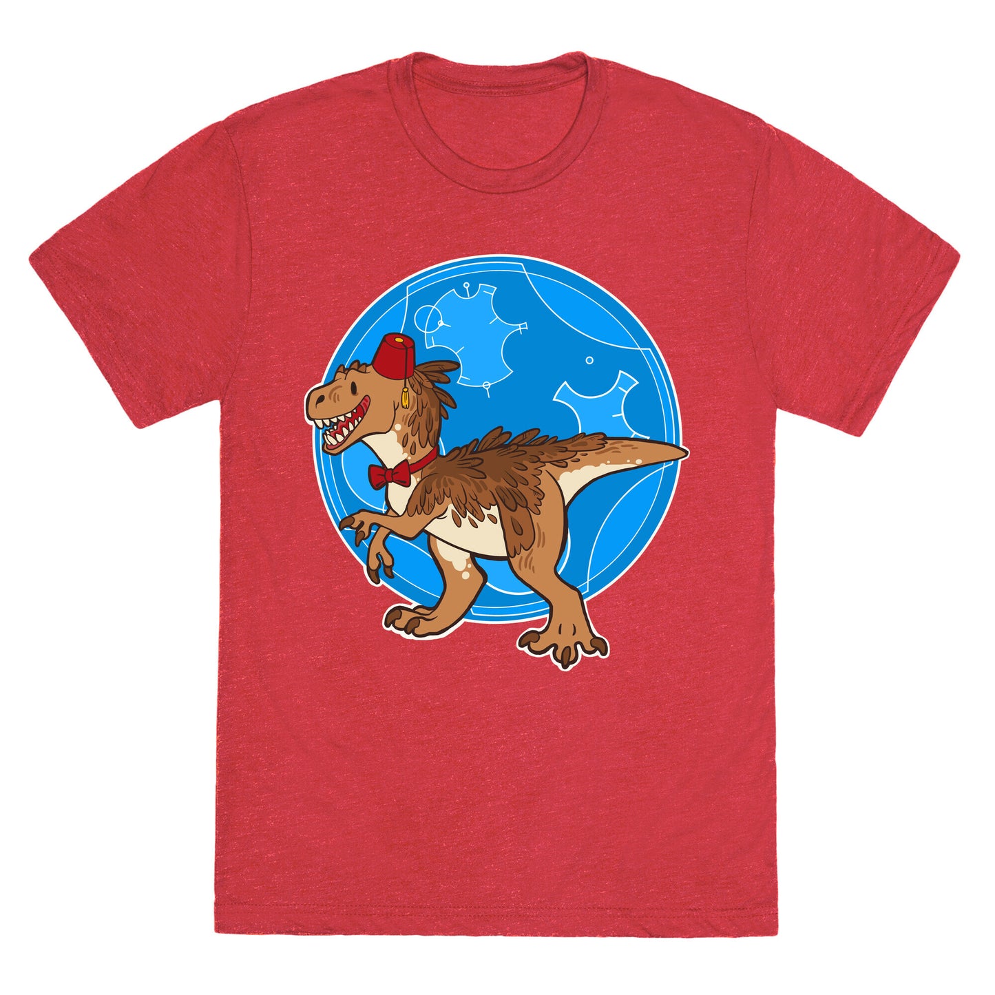 Dinosaur Doctor Who Unisex Triblend Tee