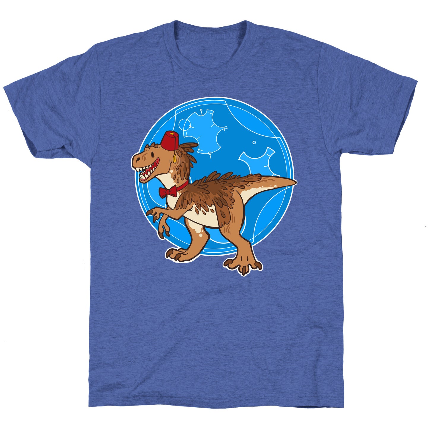 Dinosaur Doctor Who Unisex Triblend Tee