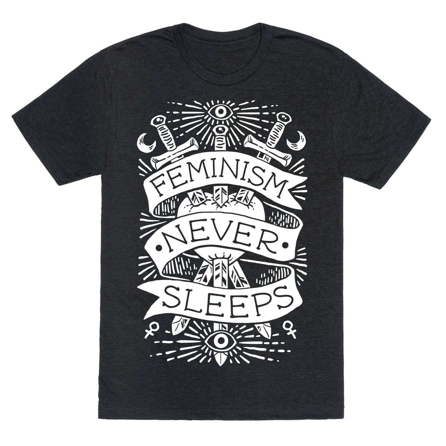 Feminism Never Sleeps Unisex Triblend Tee