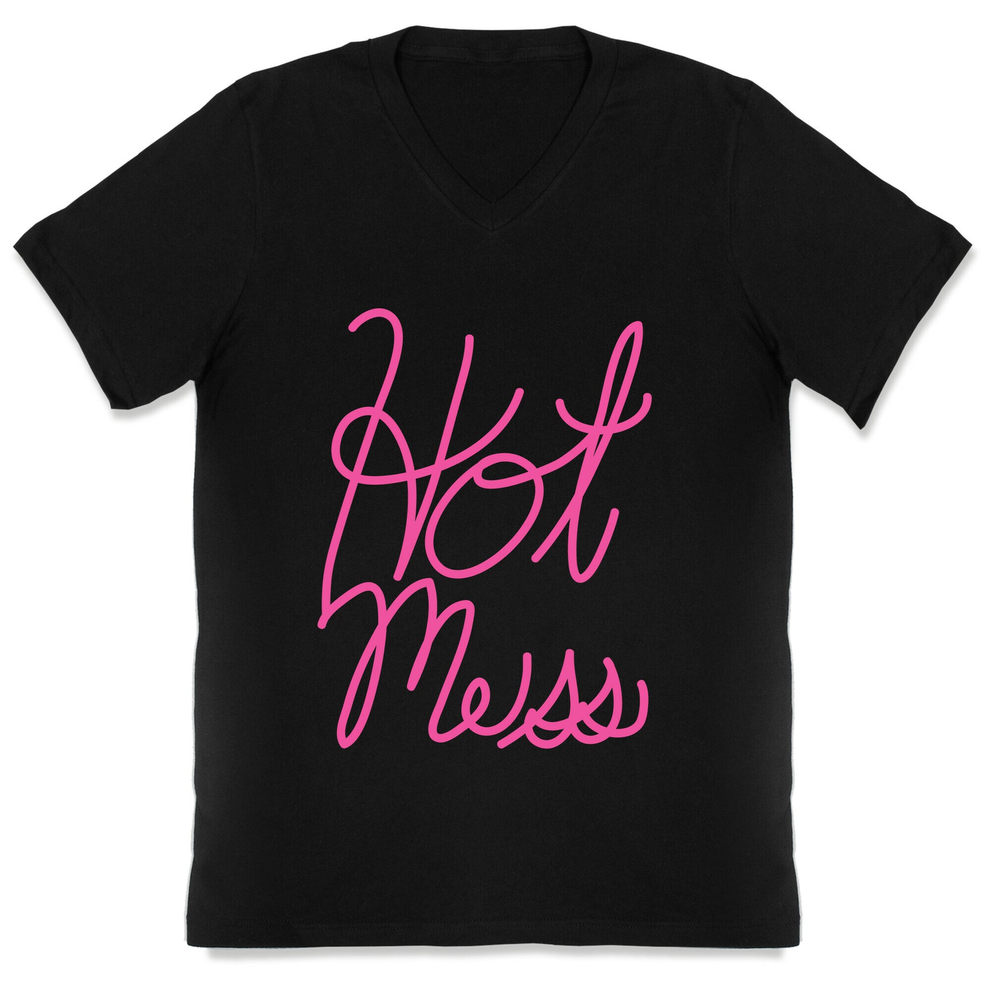 Hot Mess (Script) V-Neck