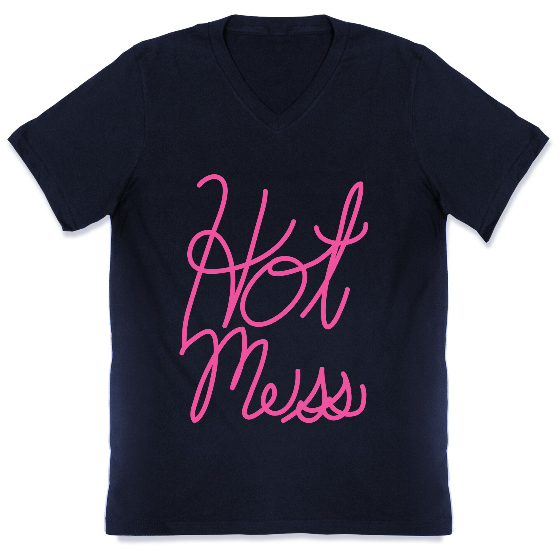 Hot Mess (Script) V-Neck
