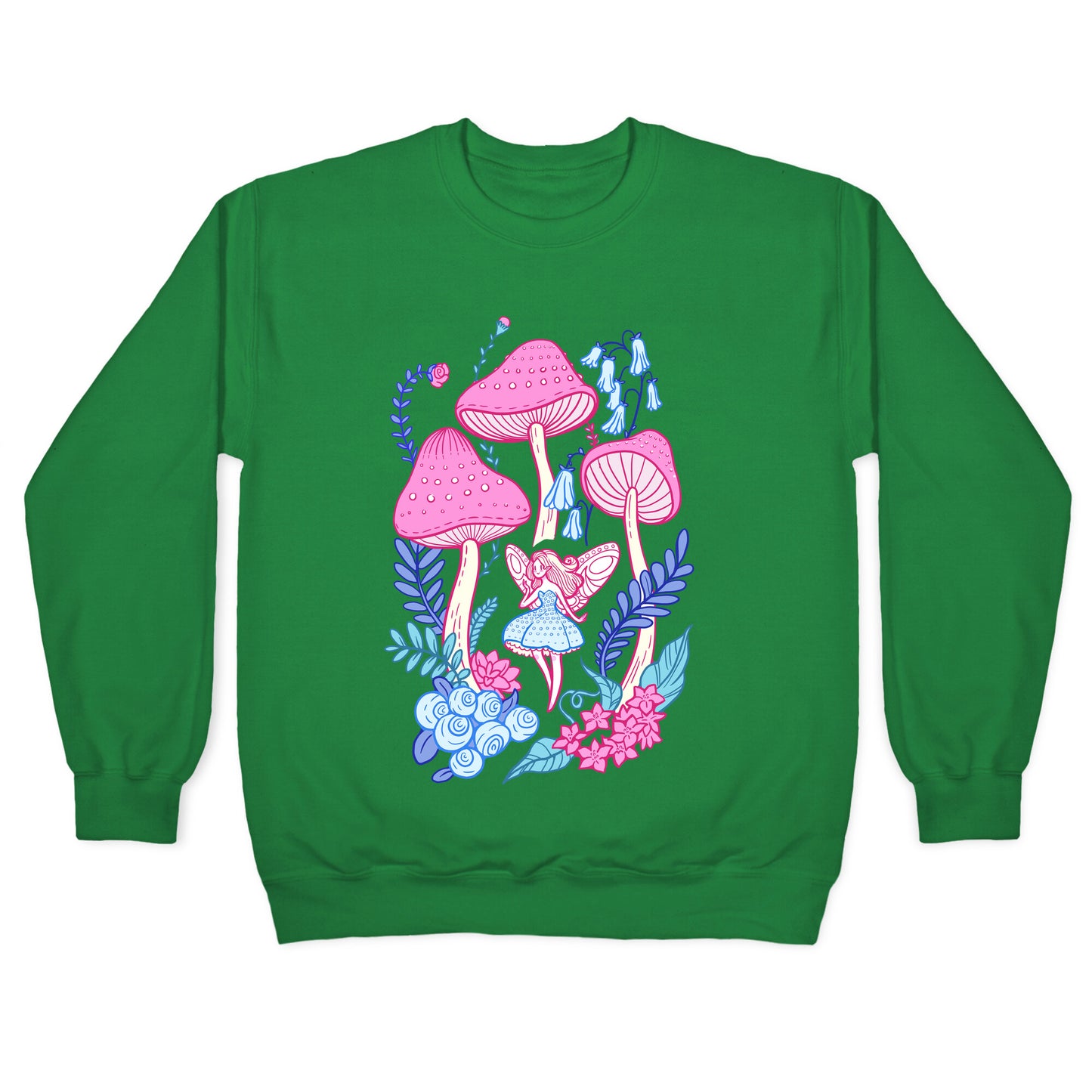 Pastel Fairy Garden Crewneck Sweatshirt