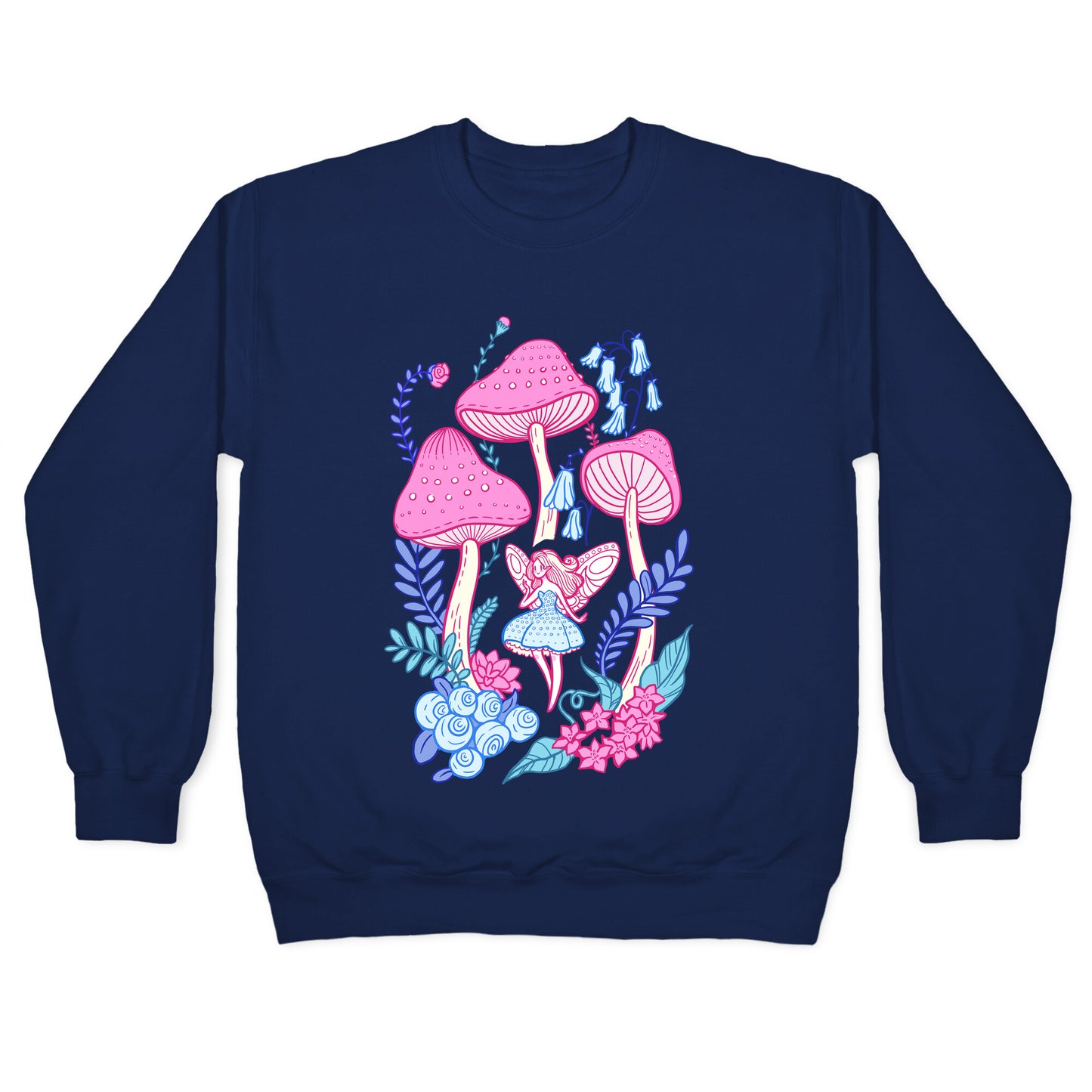 Pastel Fairy Garden Crewneck Sweatshirt