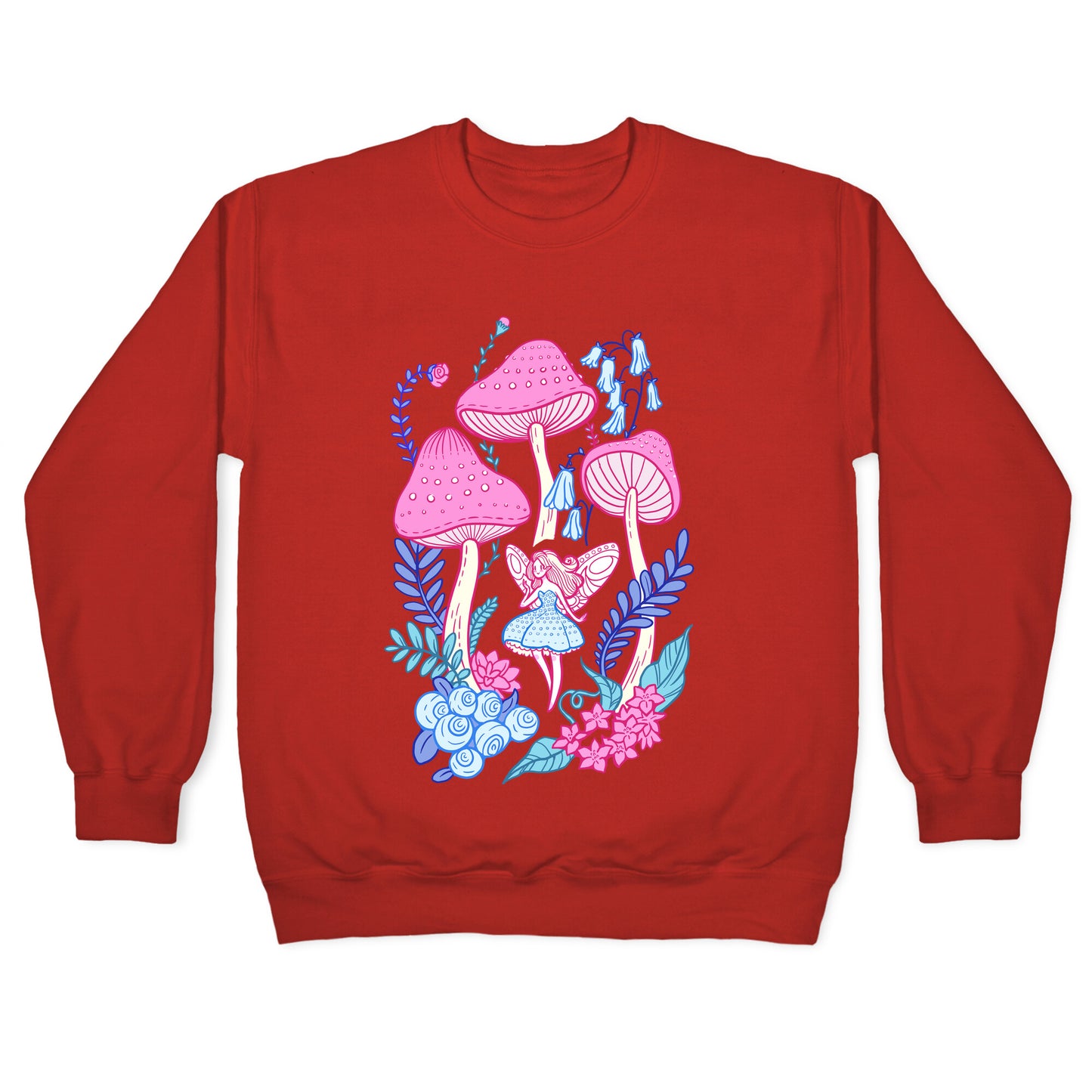 Pastel Fairy Garden Crewneck Sweatshirt
