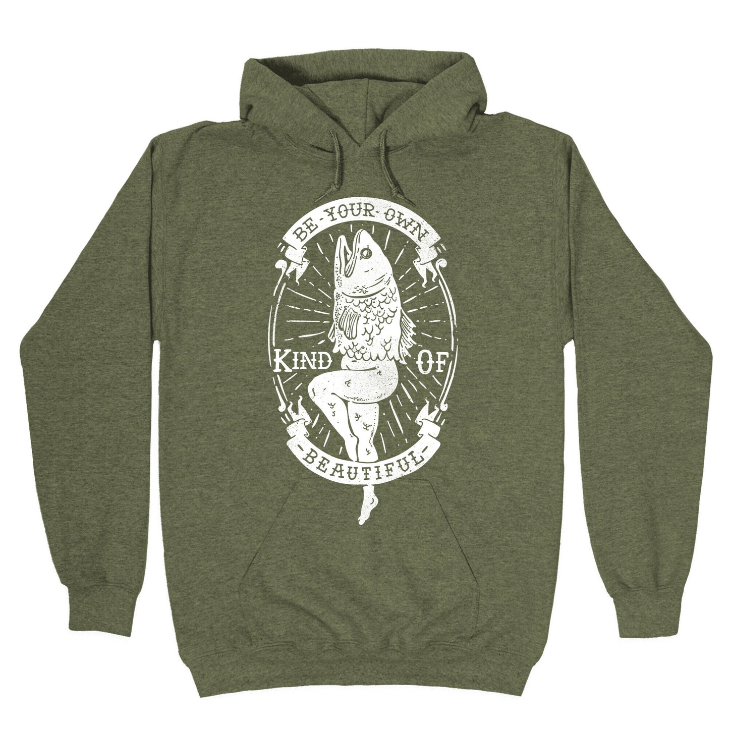 Be Your Own Kind Of Beautiful Reversed Mermaid Hoodie