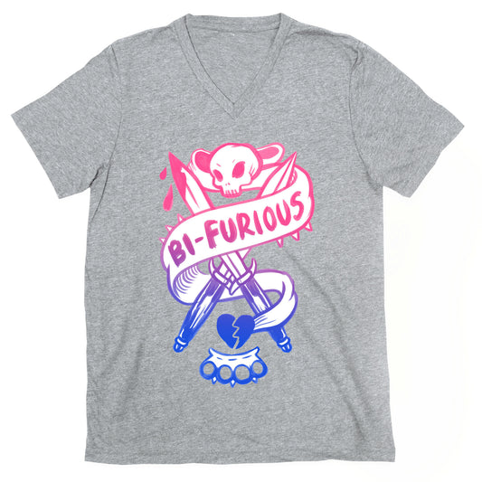 Bi-Furious V-Neck