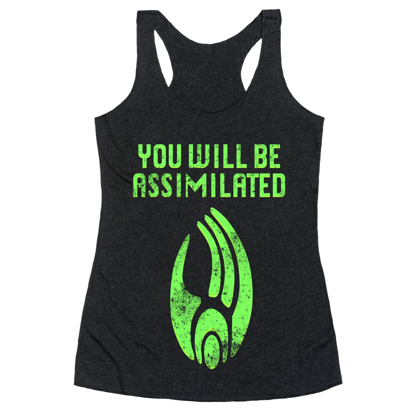 Borg - You Will Be Assimilated Racerback Tank