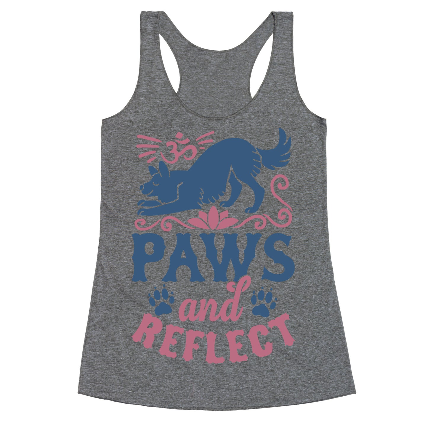 Paws And Reflect (Dog) Racerback Tank
