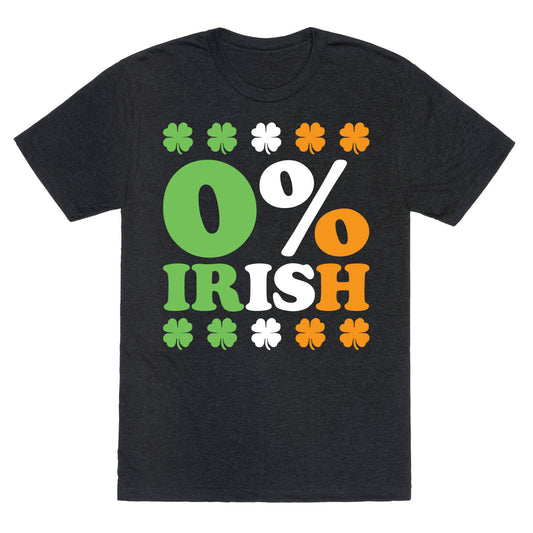 Zero Percent Irish Unisex Triblend Tee