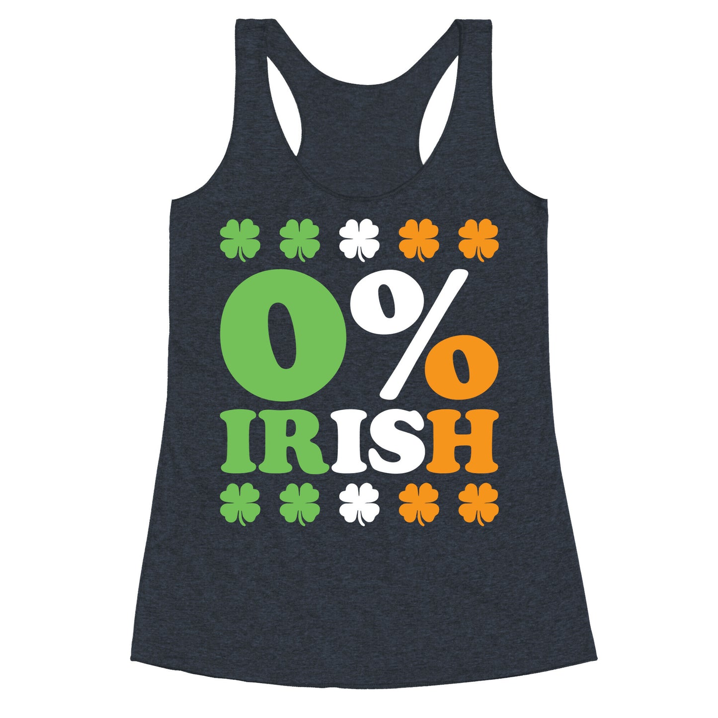 Zero Percent Irish Racerback Tank
