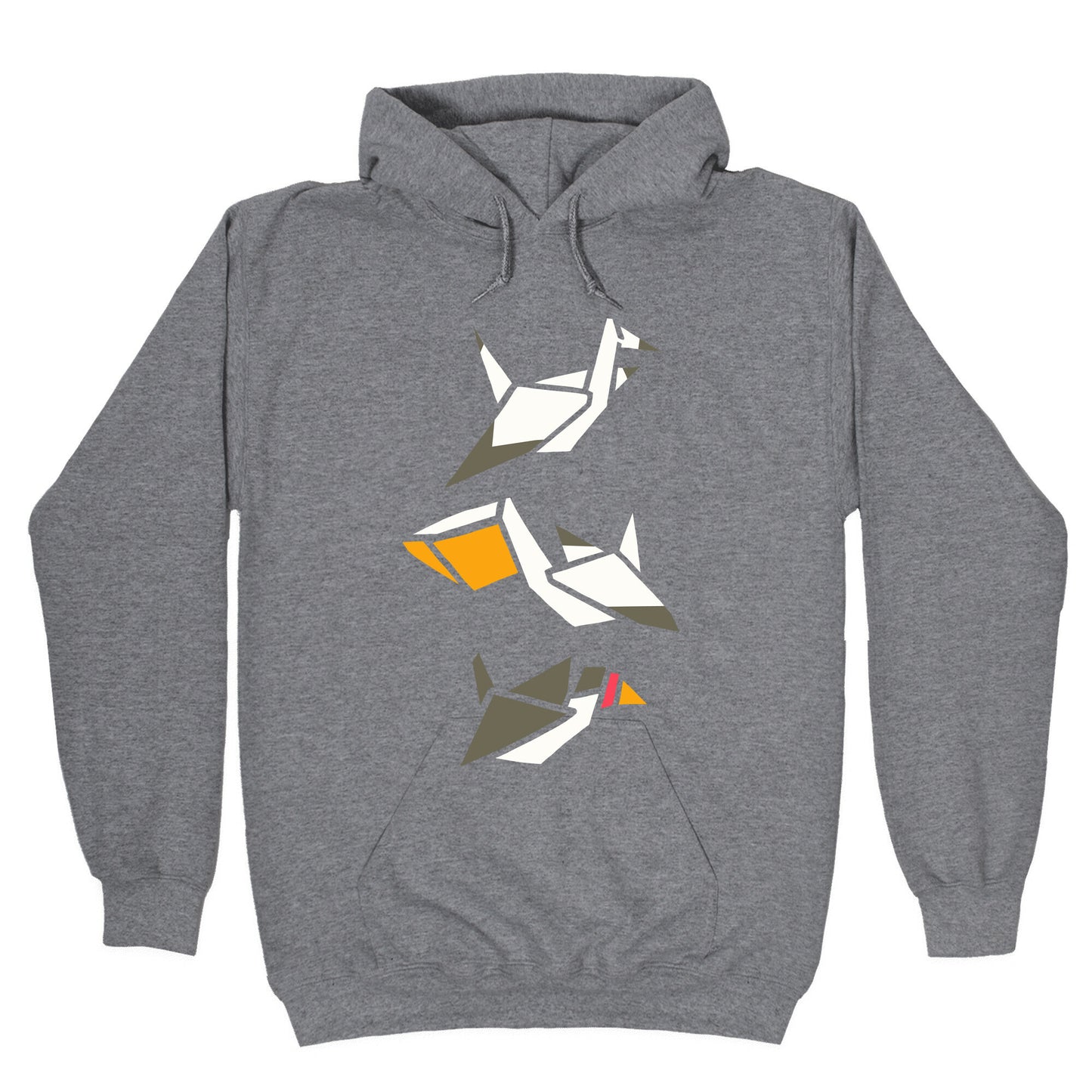 Nautical Origami Seabirds Hoodie