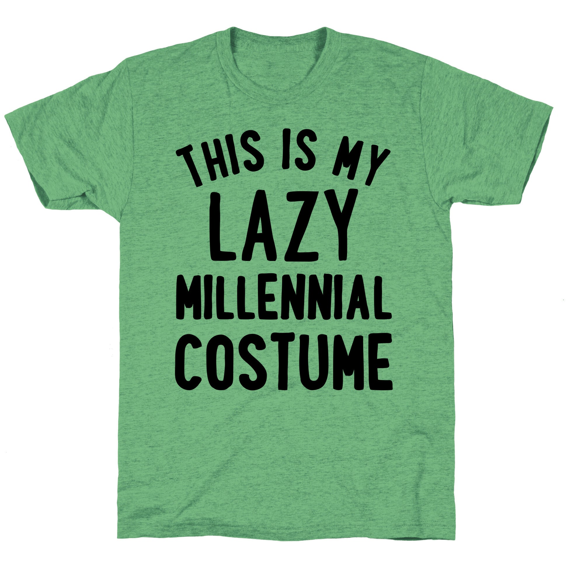 This is My Lazy Millennial Costume Unisex Triblend Tee