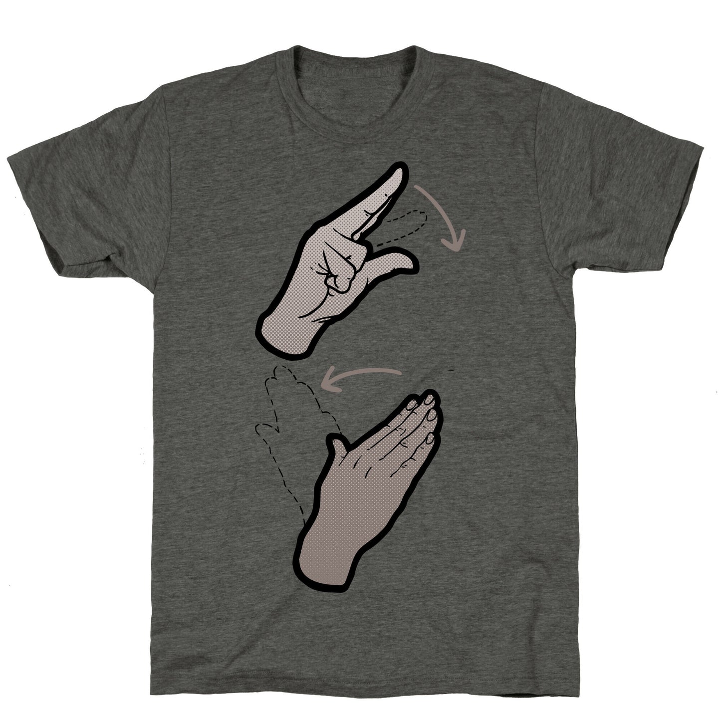 No Thanks (ASL) Unisex Triblend Tee