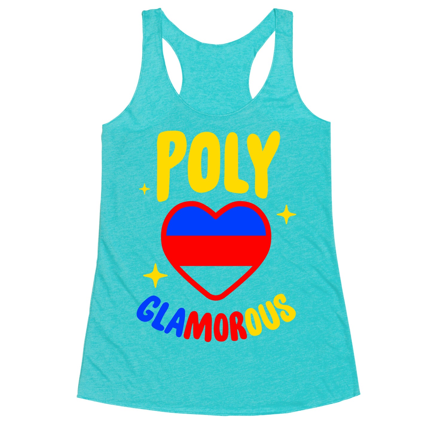 Poly Glamorous Racerback Tank