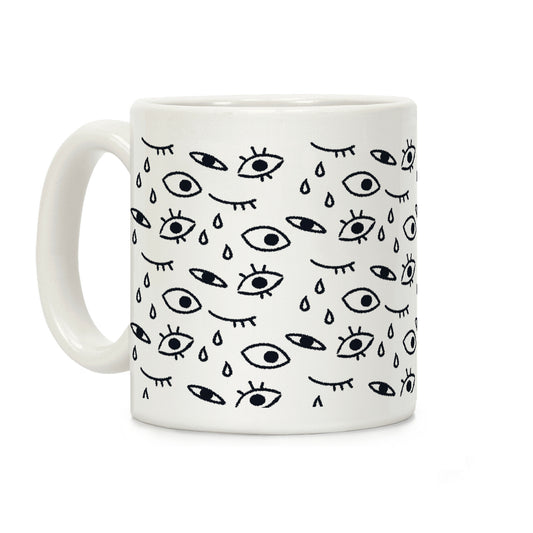 Creepy Eyes (Dark) Coffee Mug