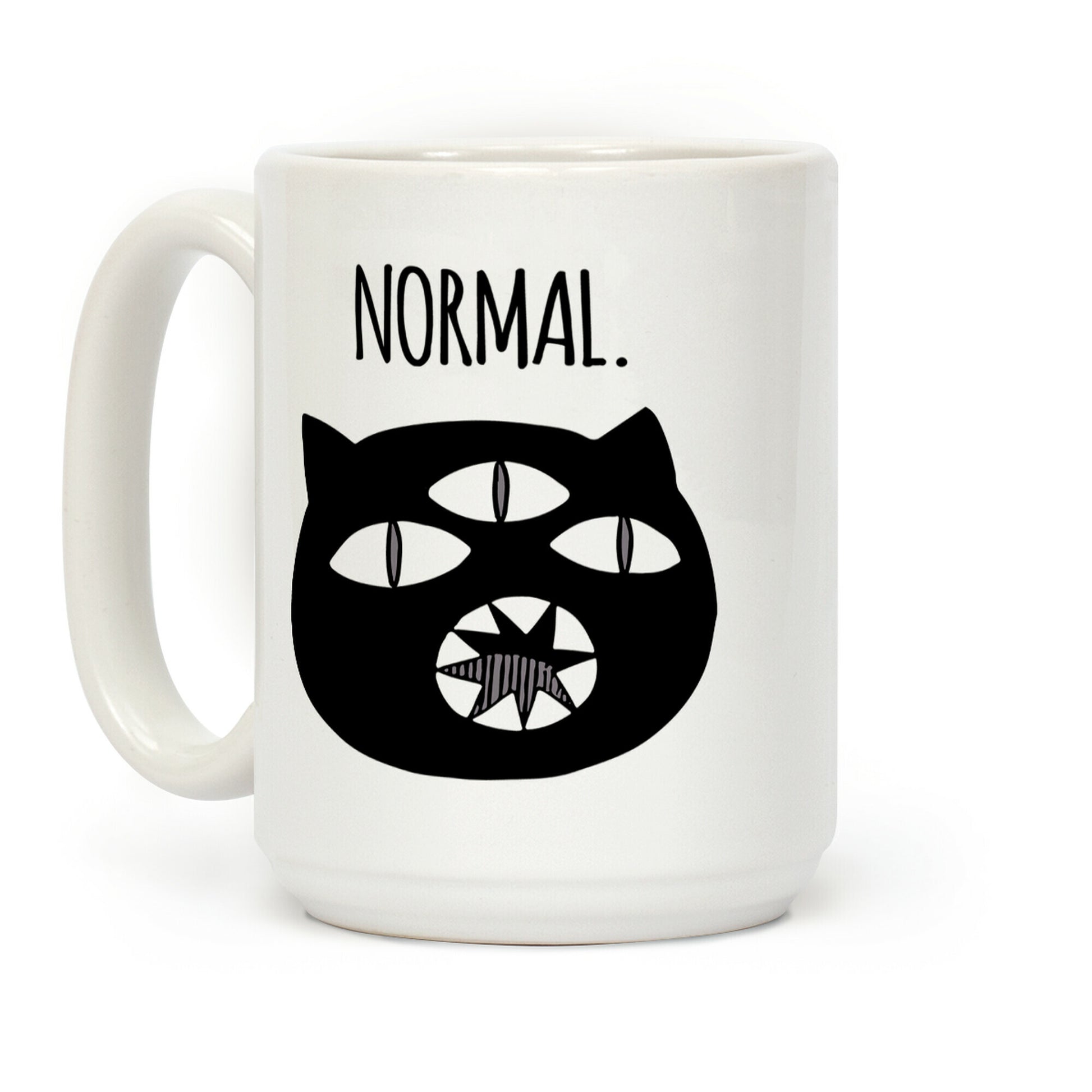 Completely Normal (Kuro cat) Coffee Mug