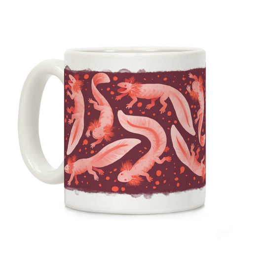 Cute Pastel Axolotls Coffee Mug