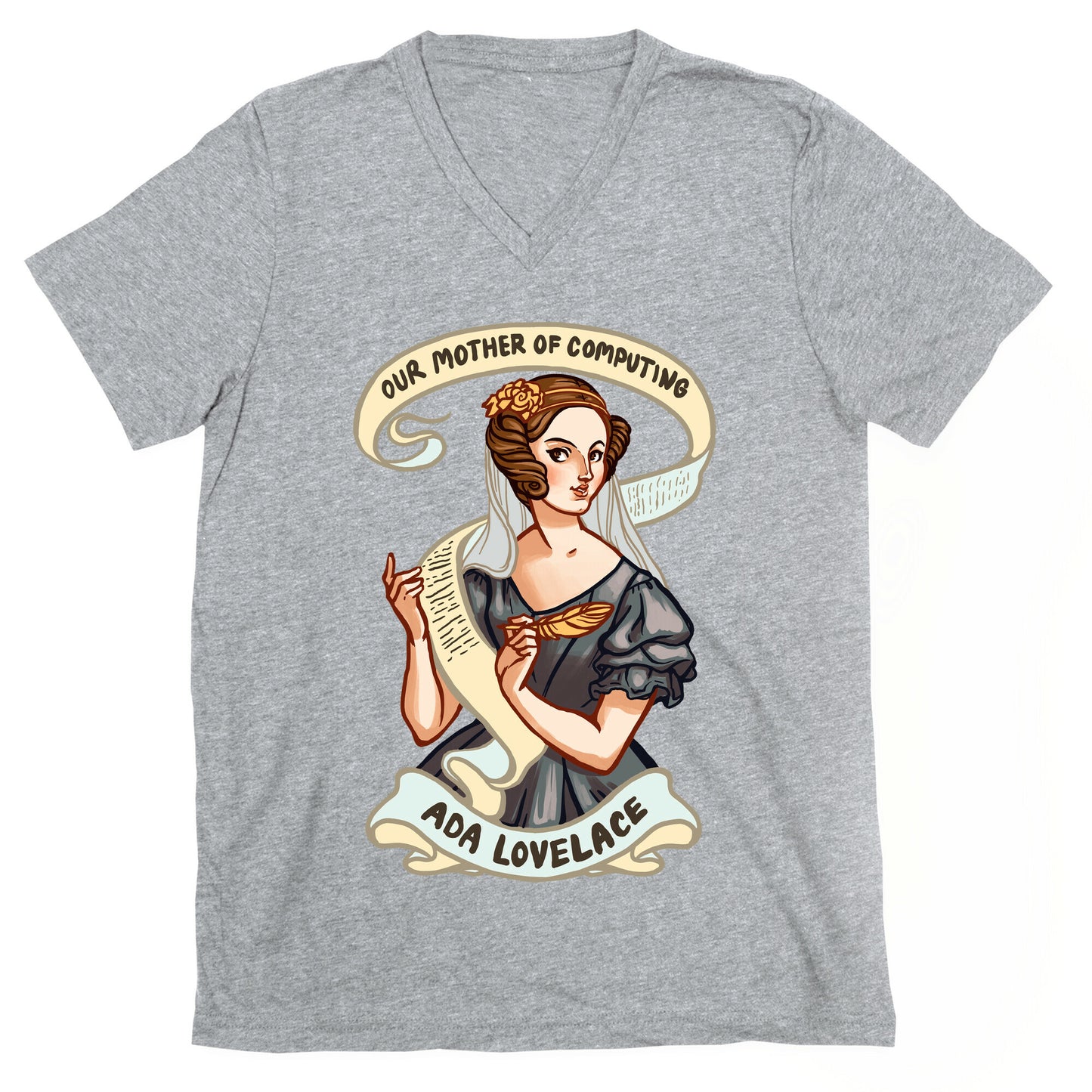 Ada Lovelace: Our Mother of Computing V-Neck