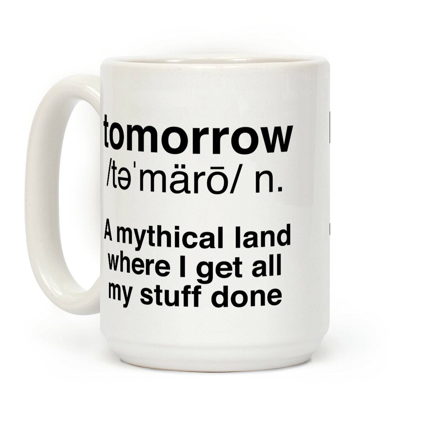 Tomorrow Definition Coffee Mug