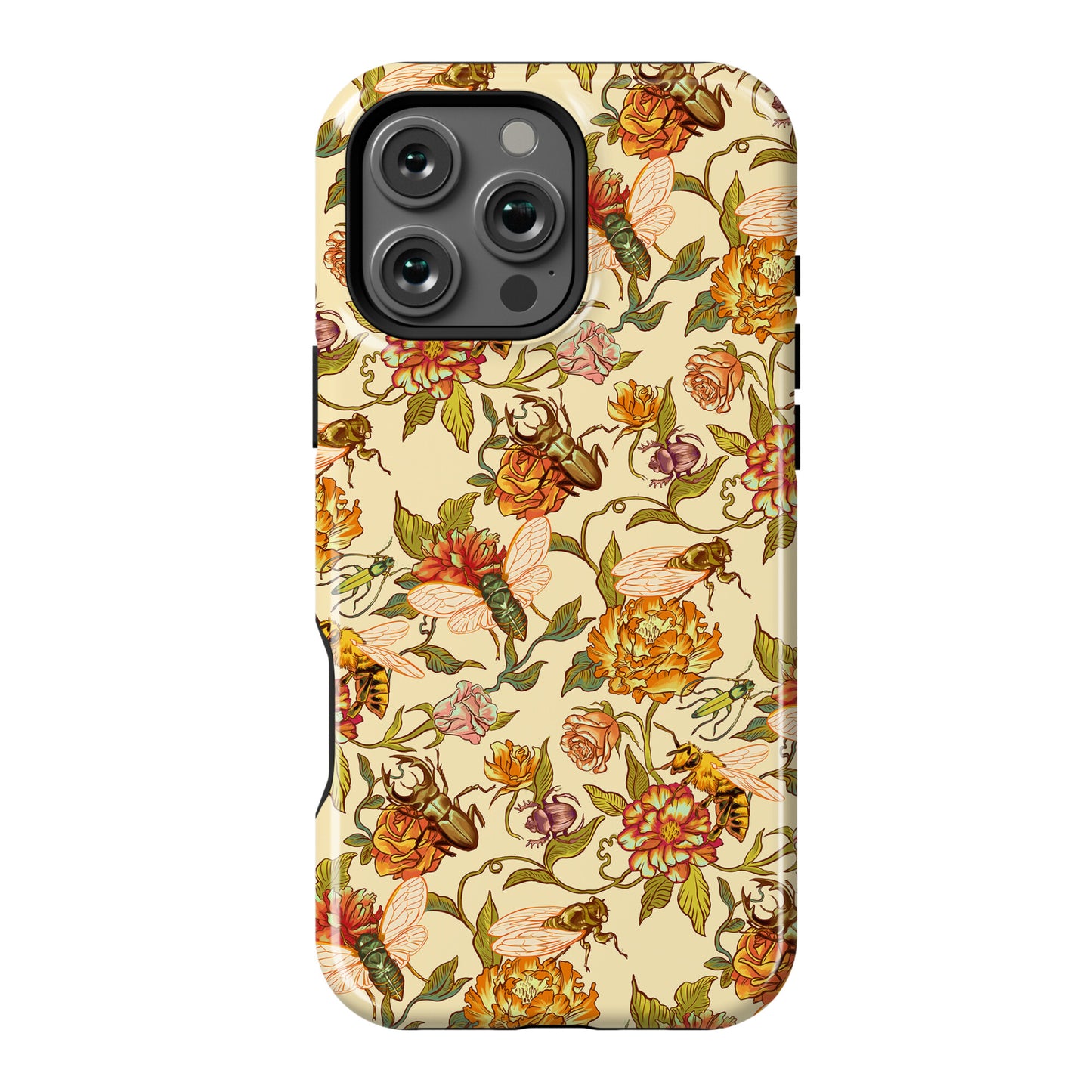 Florals & Hidden Insects Phone Case