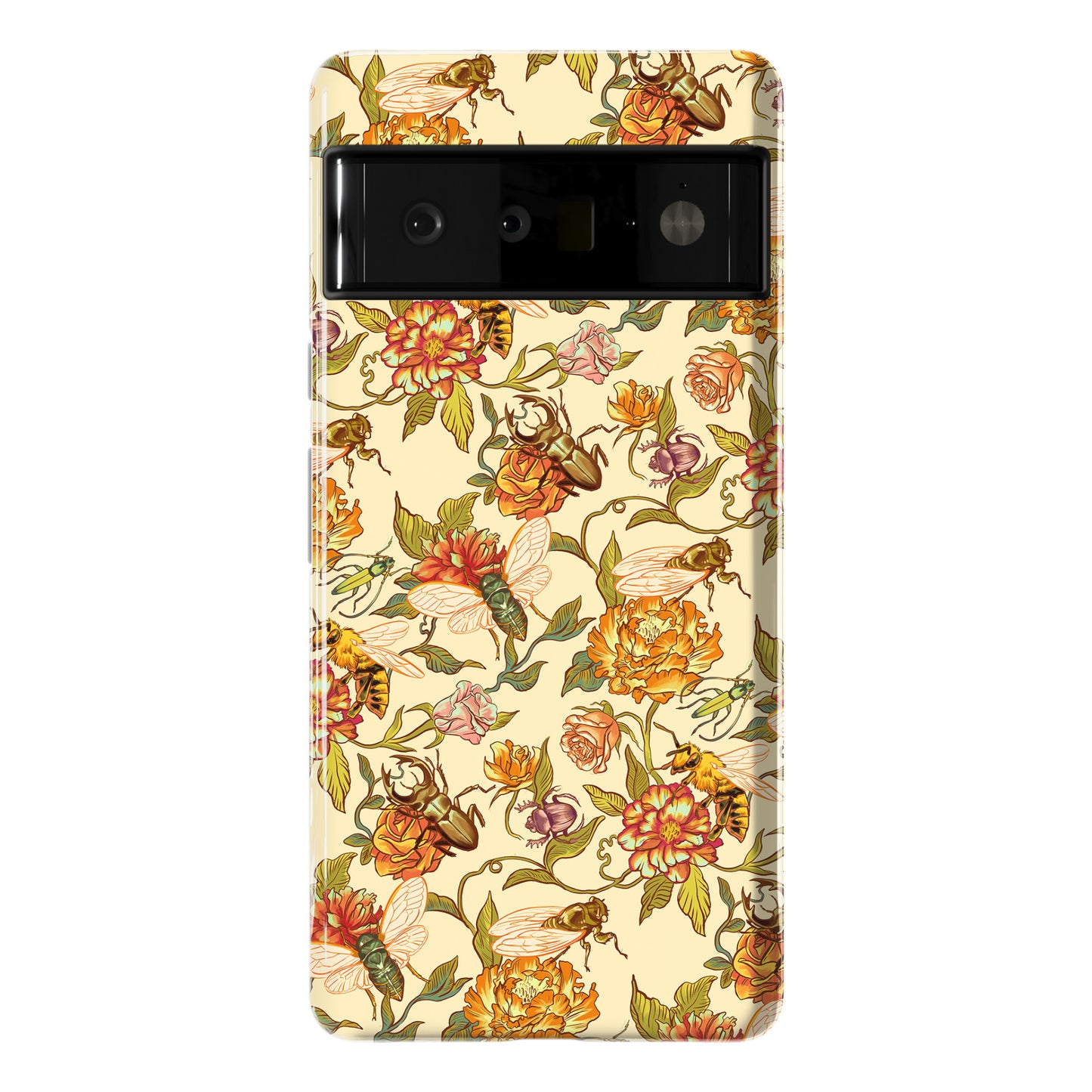 Florals & Hidden Insects Phone Case