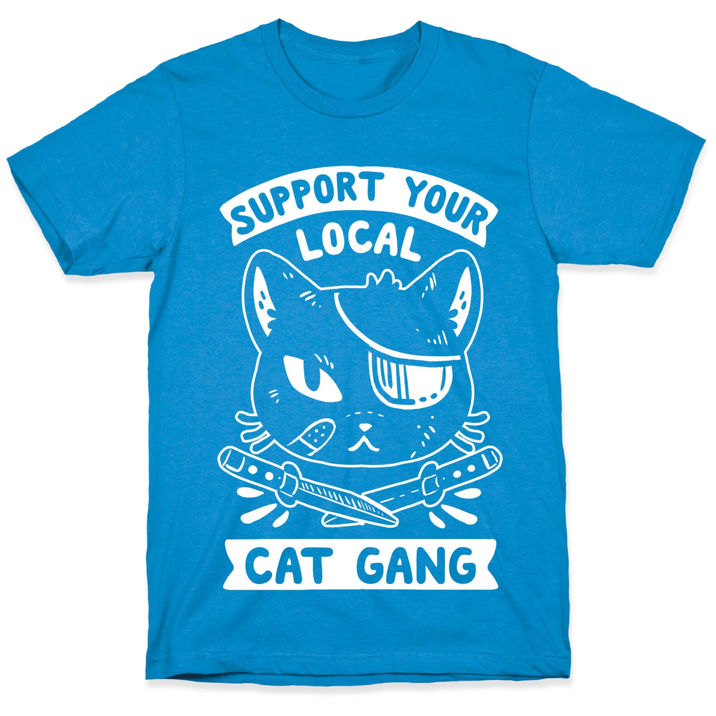 Support Your Local Cat Gang T-Shirt