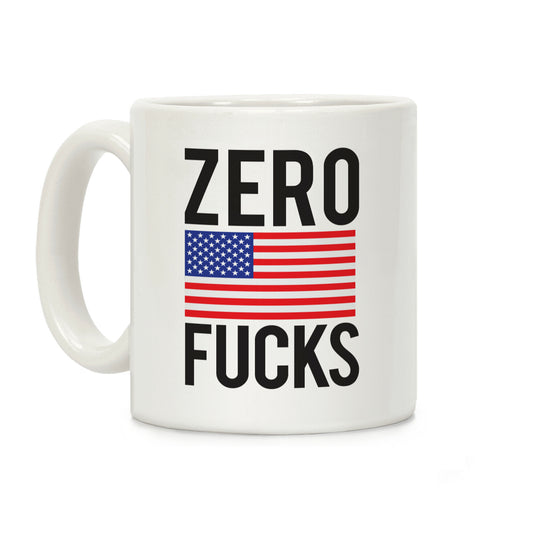 Zero Fucks America Coffee Mug