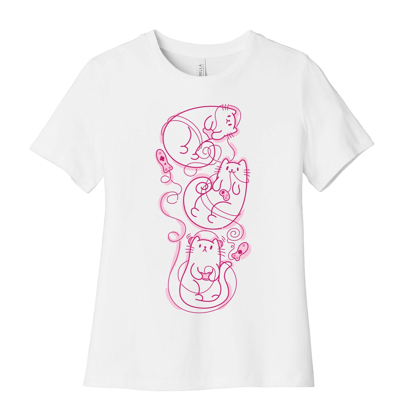 Gamer Cats Women's Cotton Tee