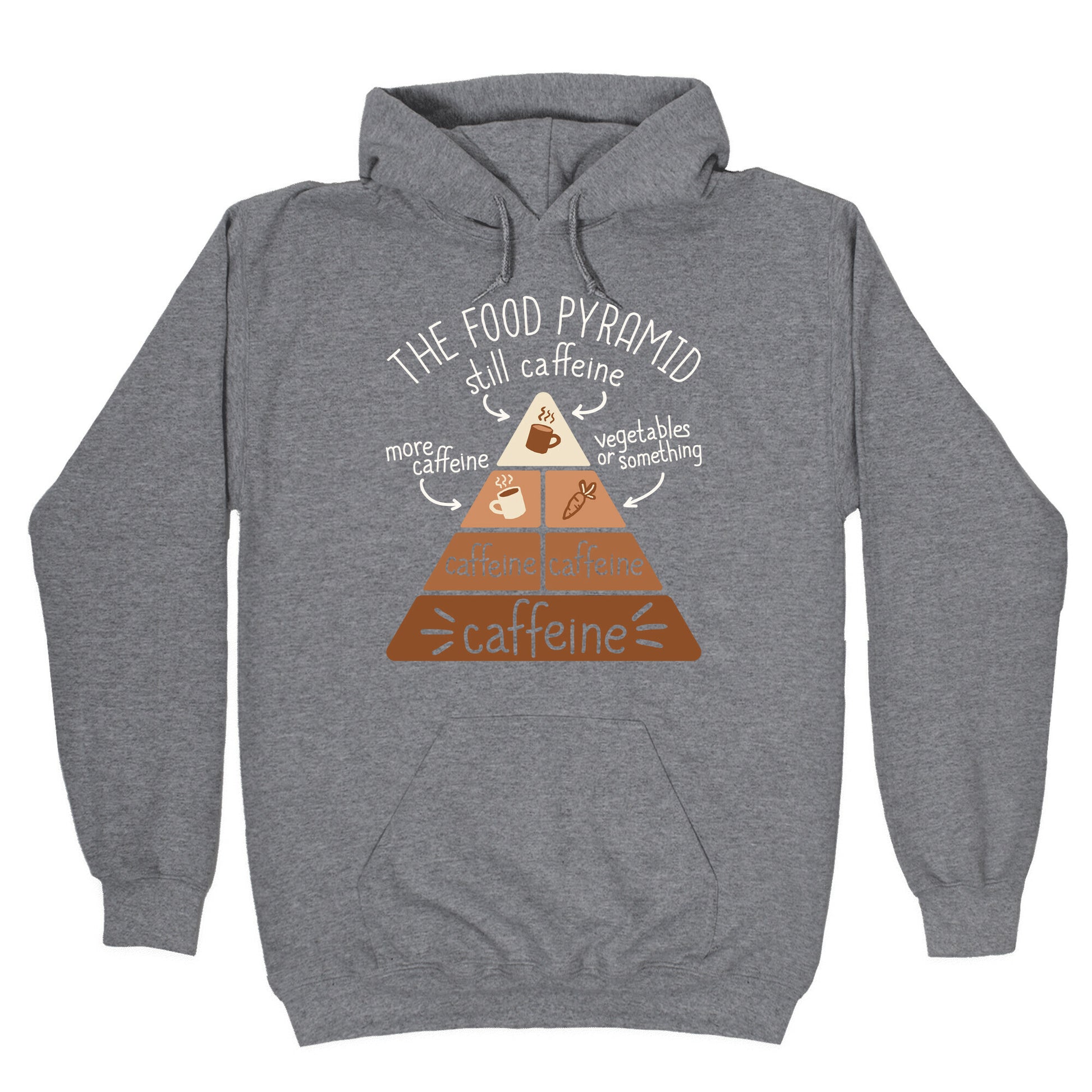 Coffee Food Pyramid Hoodie