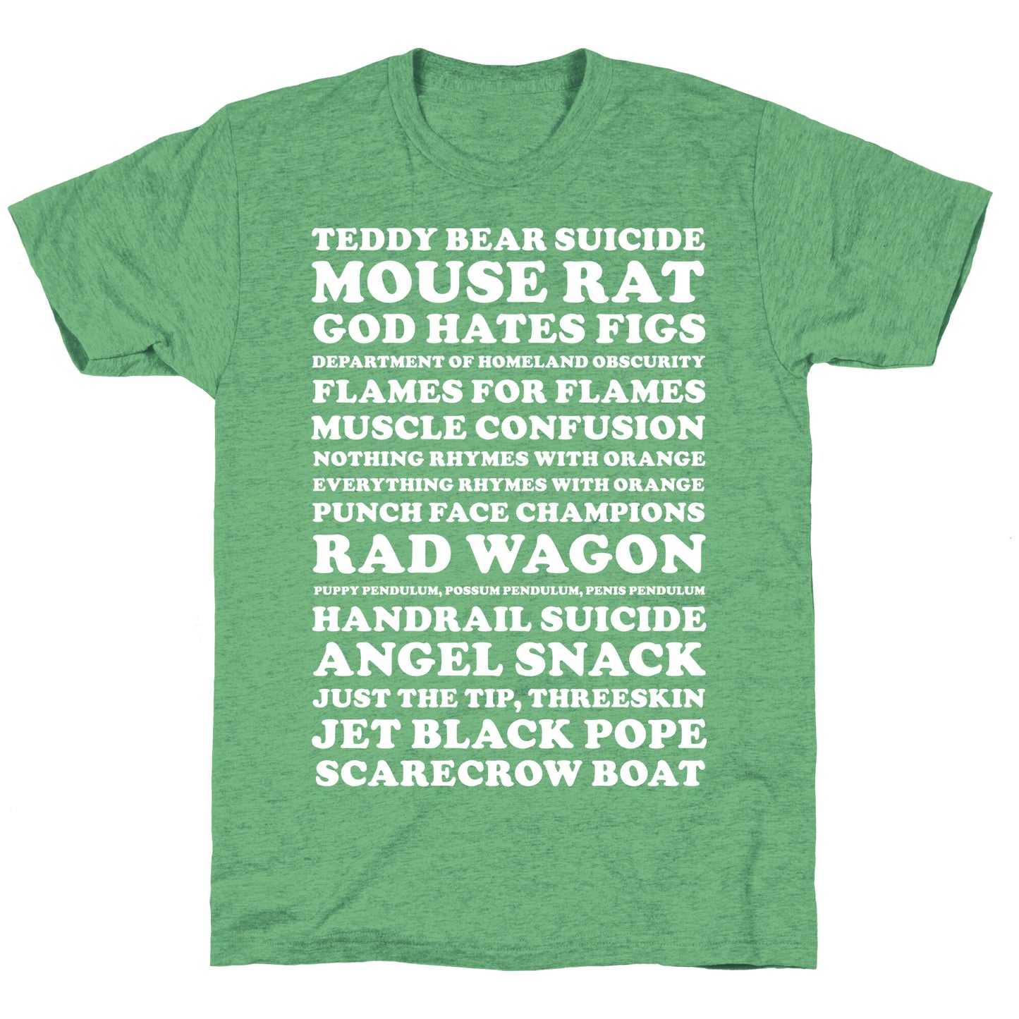 Andy Dwyer Band Names Unisex Triblend Tee