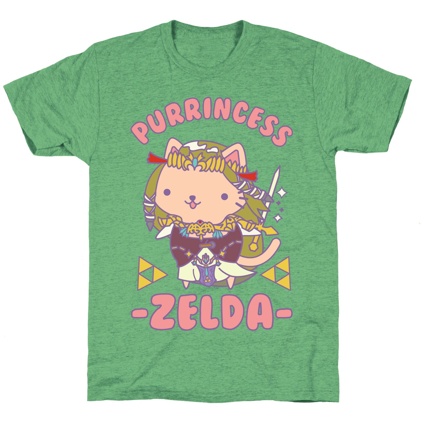Purrincess Zelda Unisex Triblend Tee
