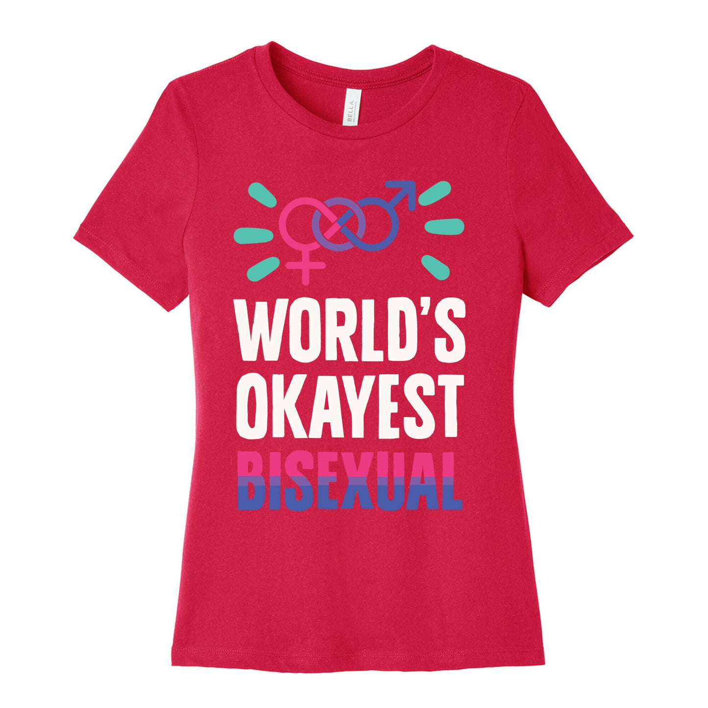 World's Okayest Bisexual Women's Cotton Tee