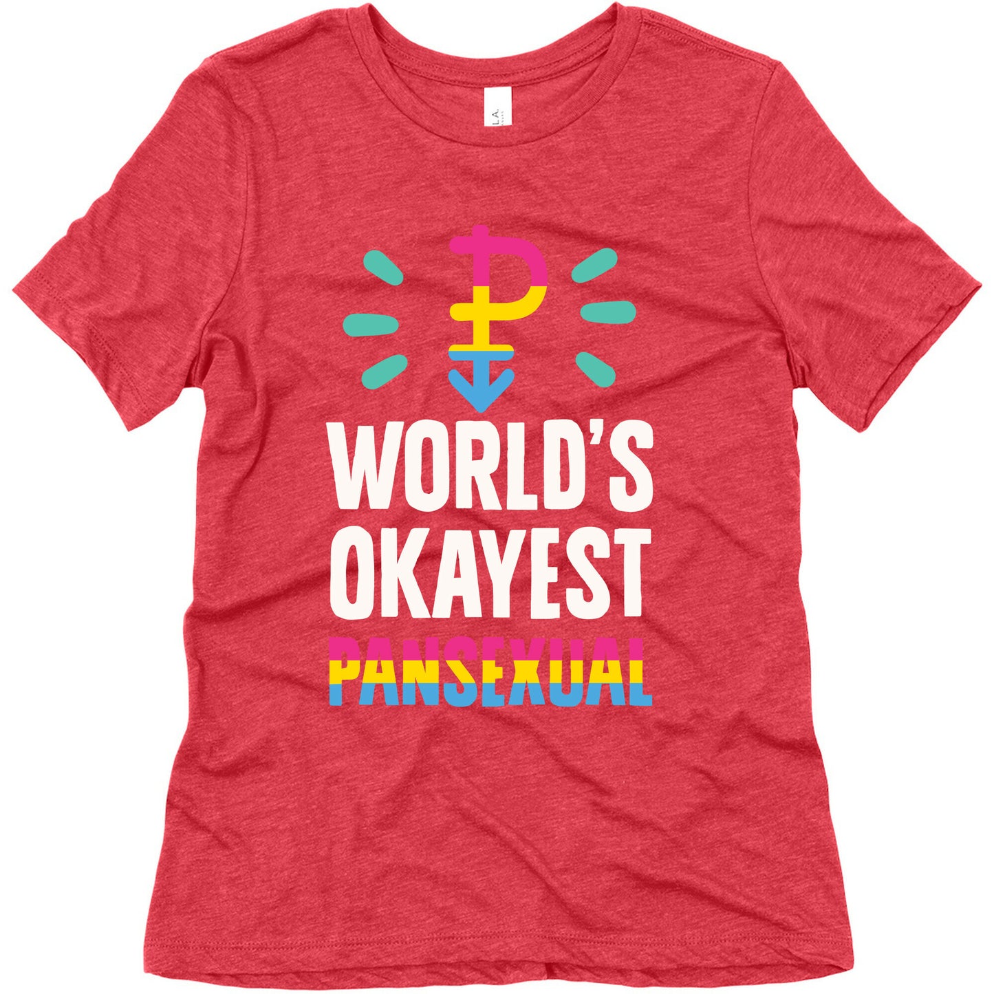 World's Okayest Pansexual Women's Triblend Tee
